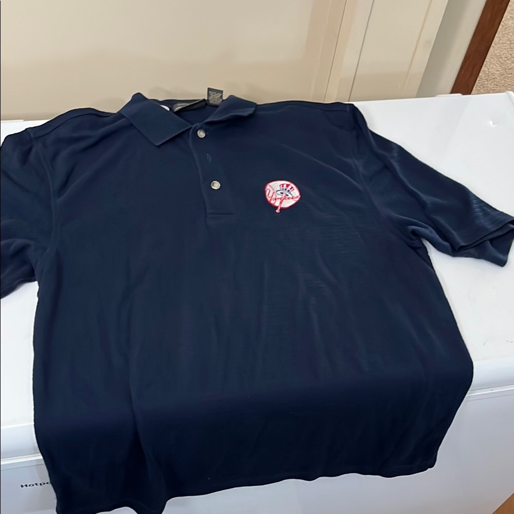New York Yankees Antigua MLB Polo Shirt size L